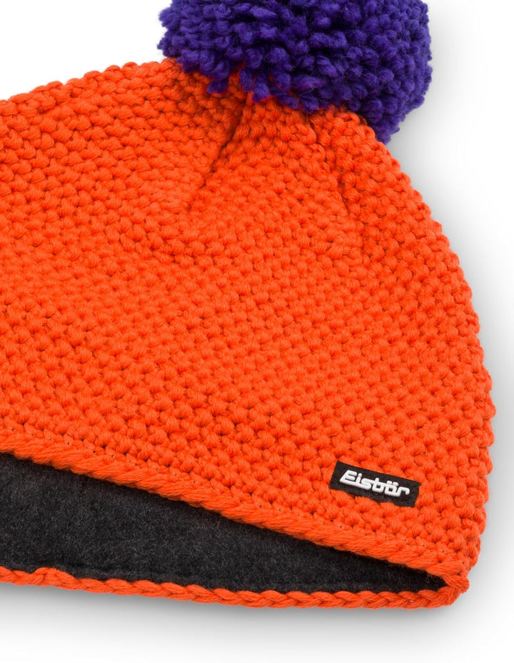 Eisbär Mütze Damen & Herren Jamie Pompon - Merino Unisex mit Fleece schützt vor Kälte und Wind - Kla