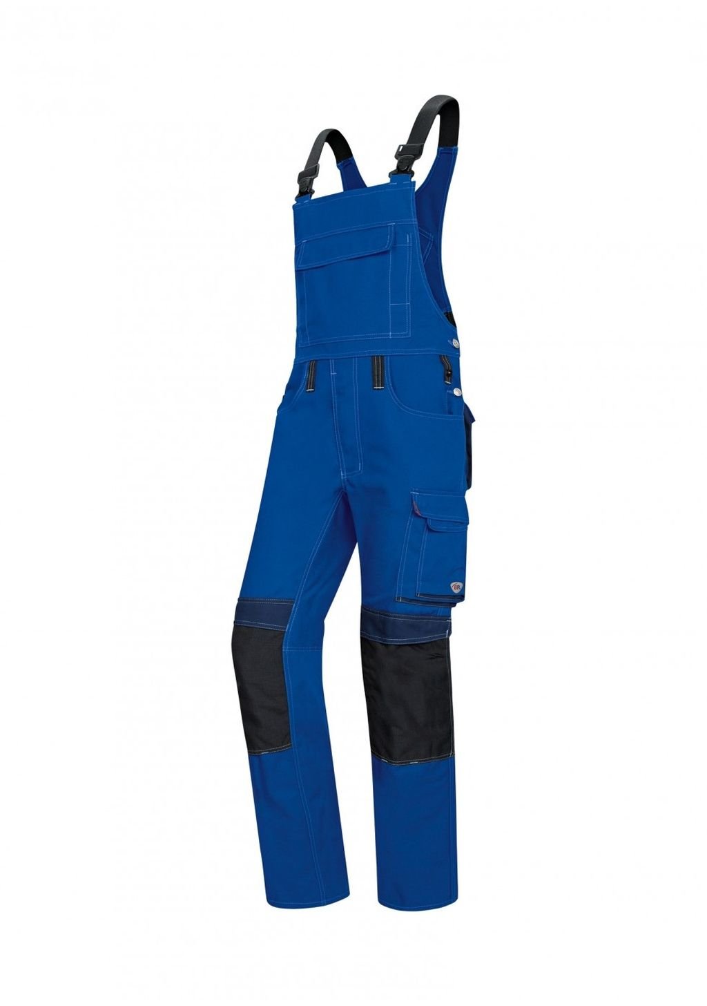 BP 1802-720-13-60n Latzhose, Stretch-Hosenträger mit Clipbefestigungen, 305,00 g/m² Verstärkte Baumw