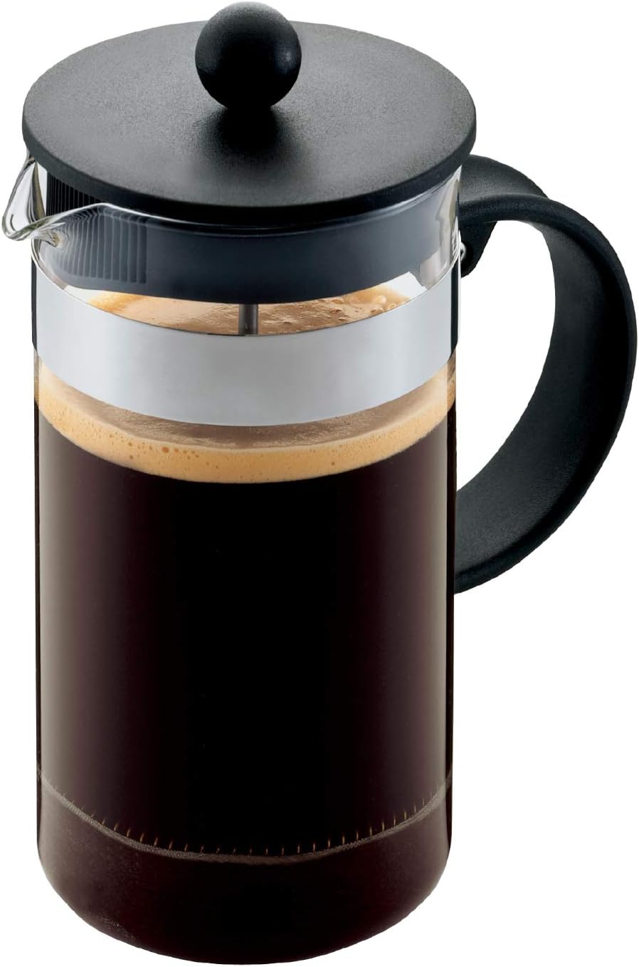 Bodum 1573-01 bistroNOUVEAU Kaffeebereiter (French Press System, Spülmaschinengeeignet), 0,35 liters