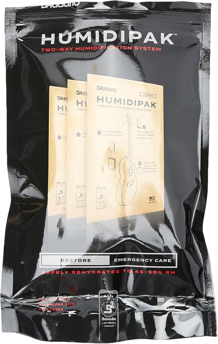 D'Addario Gitarre Luftbefeuchter - Guitar Humidifier - Humidipak Wiederherstellungsset - Automatisch