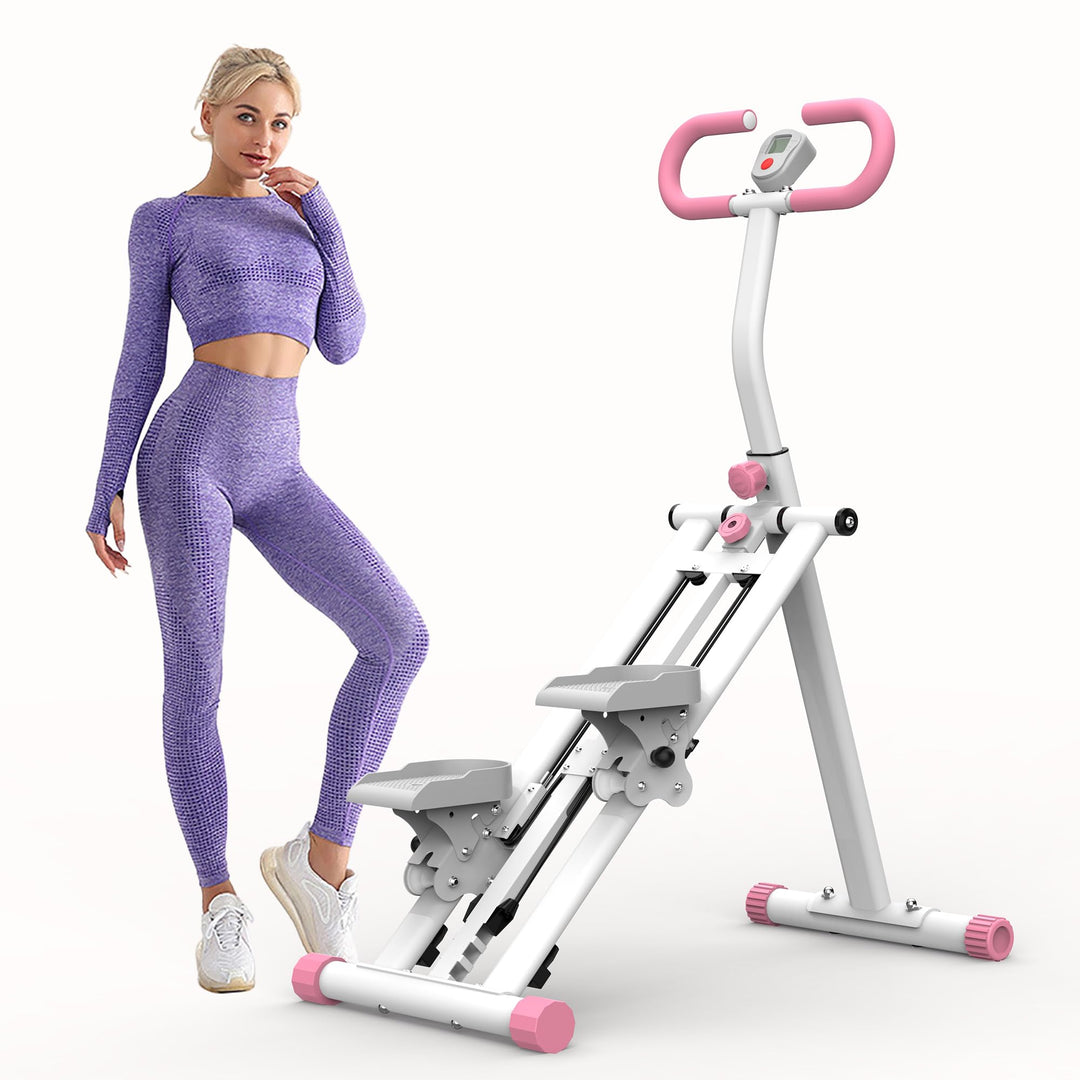 Stair Stepper Pro 2025, Treppenmeister für Zuhause mit 3 Stufen Widerstand, Foldbares Vertical Climb