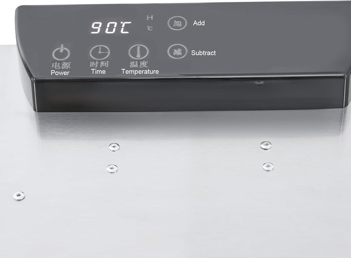 Lebensmittel-Dehydrator, 1000W, LED-Smart-Panel, Temperatur Einstellbar (86-194°F), Einstellbare Zei