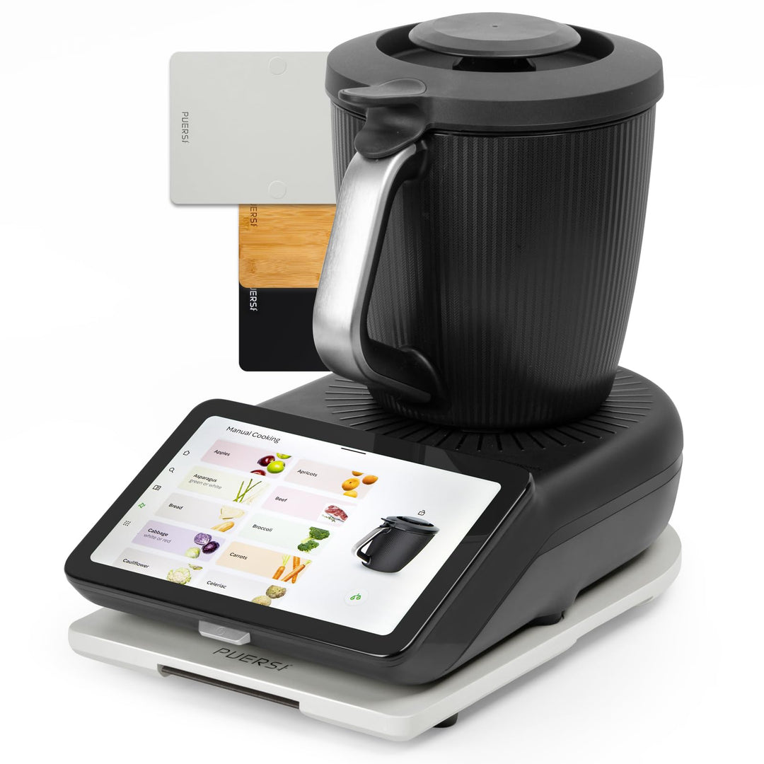 PUERSI Gleitbrett TM7 für Thermomix, 2te Generation, Brett für Thermomix mit Rollen, Leicht Gleitend