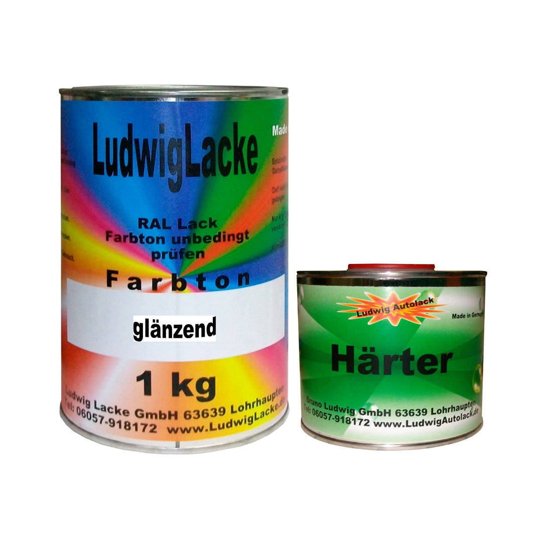 Ludwiglacke 1,5 kg Set Lack mit Härter RAL 9003 Signalweiss