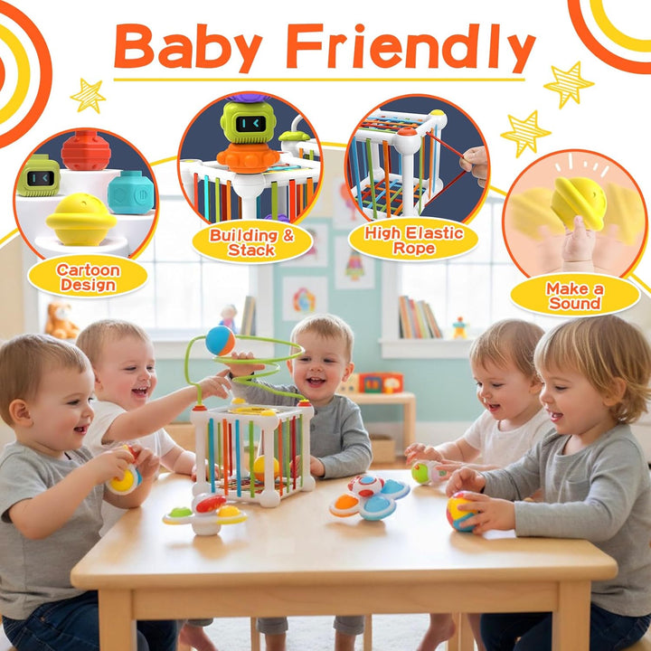 Babyspielzeug ab 1 Jahr, Montessori Spielzeug ab 12 3 Jahr Sensorik-Spielzeug Lernspielzeug Erleucht
