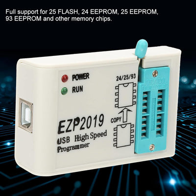 EZP2019 USB Programmierer, Hochgeschwindigkeits USB EEPROM Flasher Programmierer für 24 25 93 BIOS F