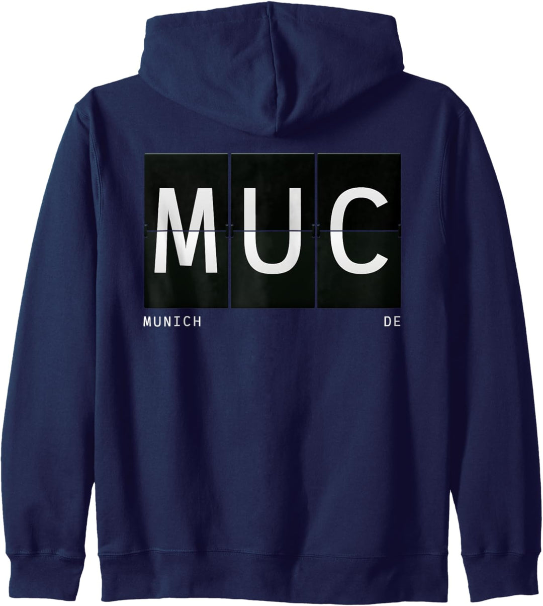 MUC München DE Deutschland Flughafen Code World Traveller Kapuzenjacke