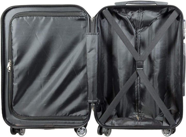 Warenhandel König Polycarbonat Hartschalen Koffer Trolley Reisekoffer Reisetrolley Handgepäck Boardc