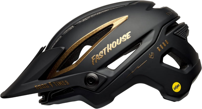 BELL Sixer MIPS Fahrrad Helm L Mt/Gls Black/Gold Fasthouse, L Mt/Gls Black/Gold Fasthouse