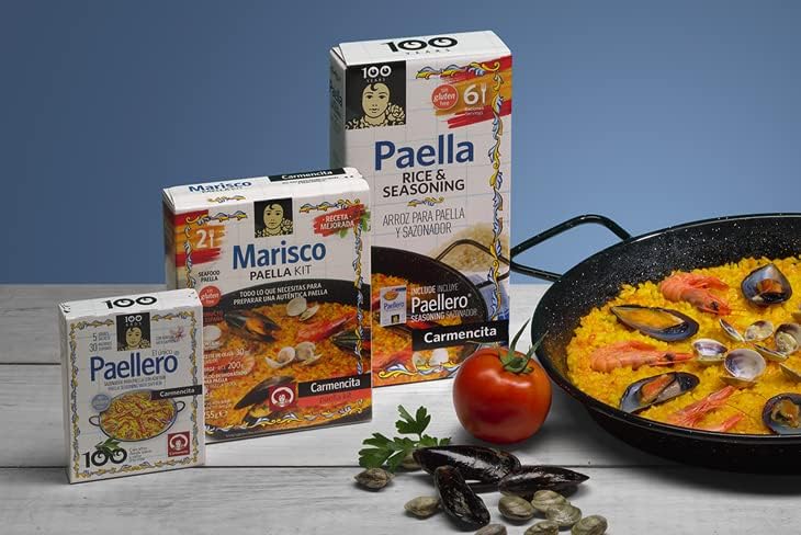Paella-Pfanne 46 cm Stahl emailiert