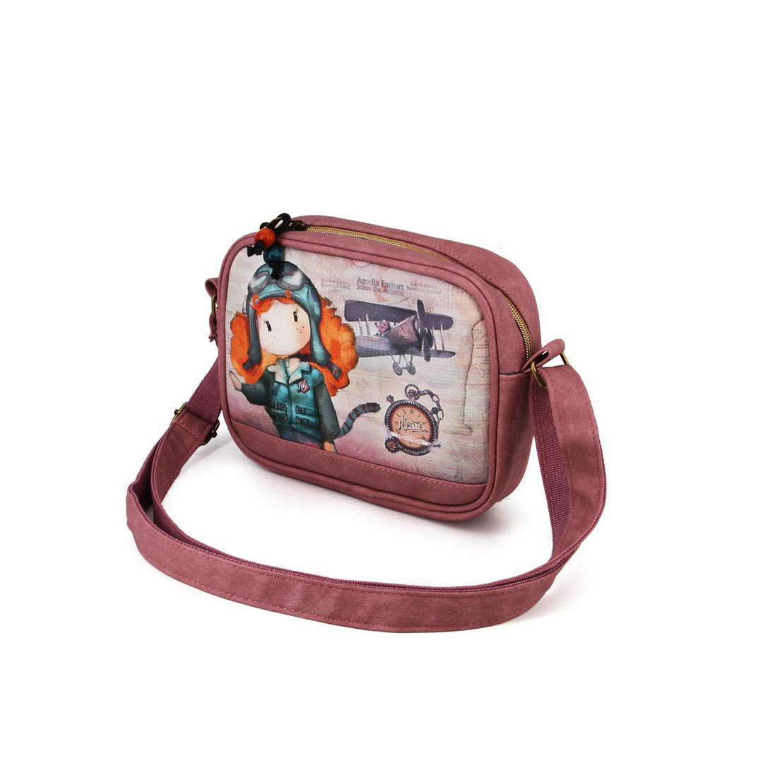 Forever Ninette Atlantic - Umhängetasche für Frauen Einheitsgrösse Rosa, Einheitsgrösse Rosa