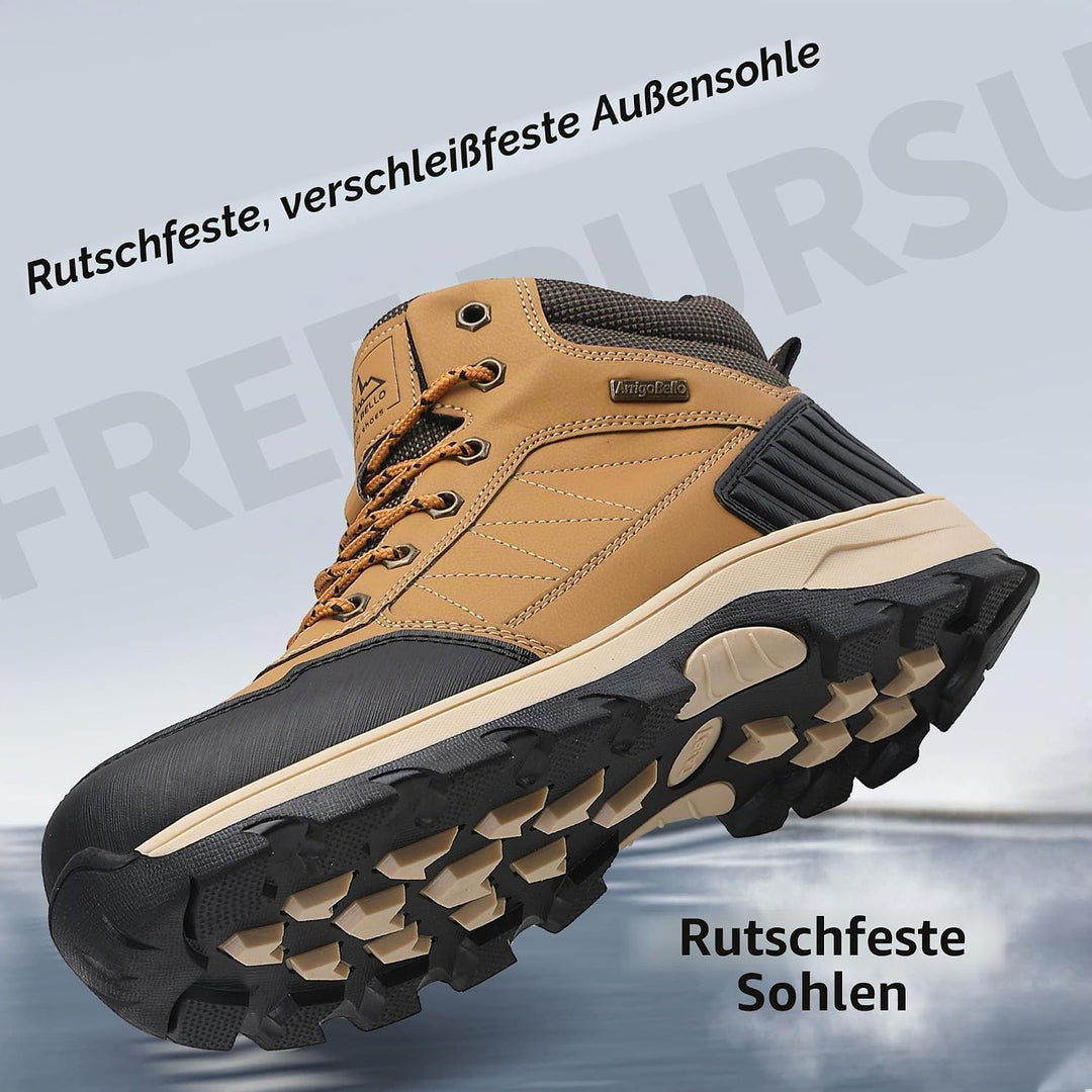 ARRIGO BELLO Winterschuhe Herren Winterstiefel Wanderstiefel Trekking Stiefel Gefüttert Warm Rutschf