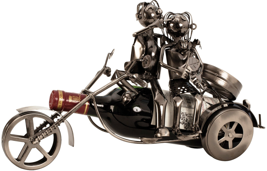 Flaschenhalter Motorrad Weinhalter Metall