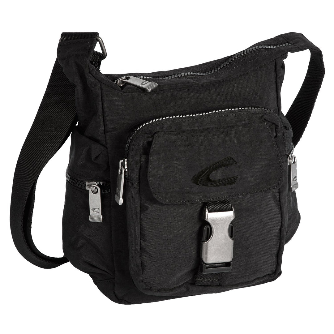 camel active bags Journey Herren Umhängetasche Crossbody Bag Klein 20 x 8,5 x 23 Schwarz, 20 x 8,5 x