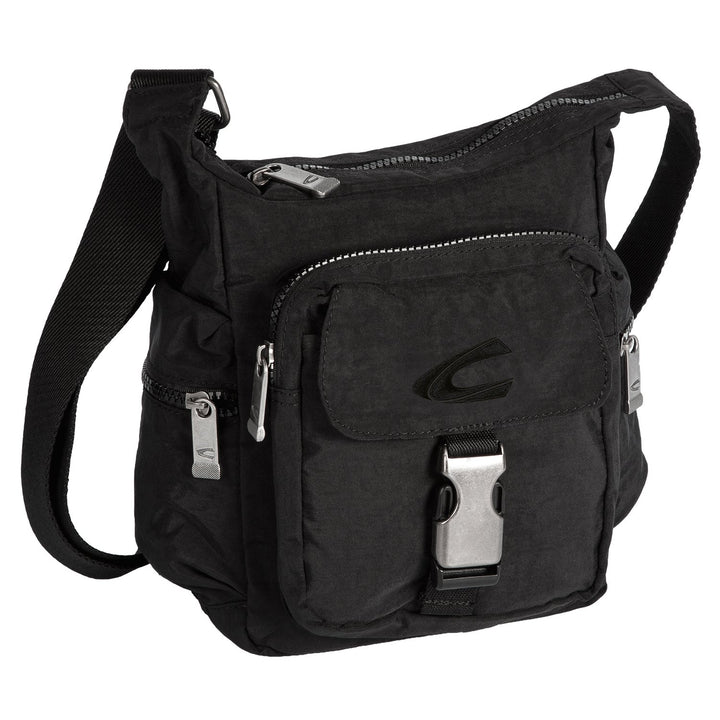 camel active bags Journey Herren Umhängetasche Crossbody Bag Klein 20 x 8,5 x 23 Schwarz, 20 x 8,5 x