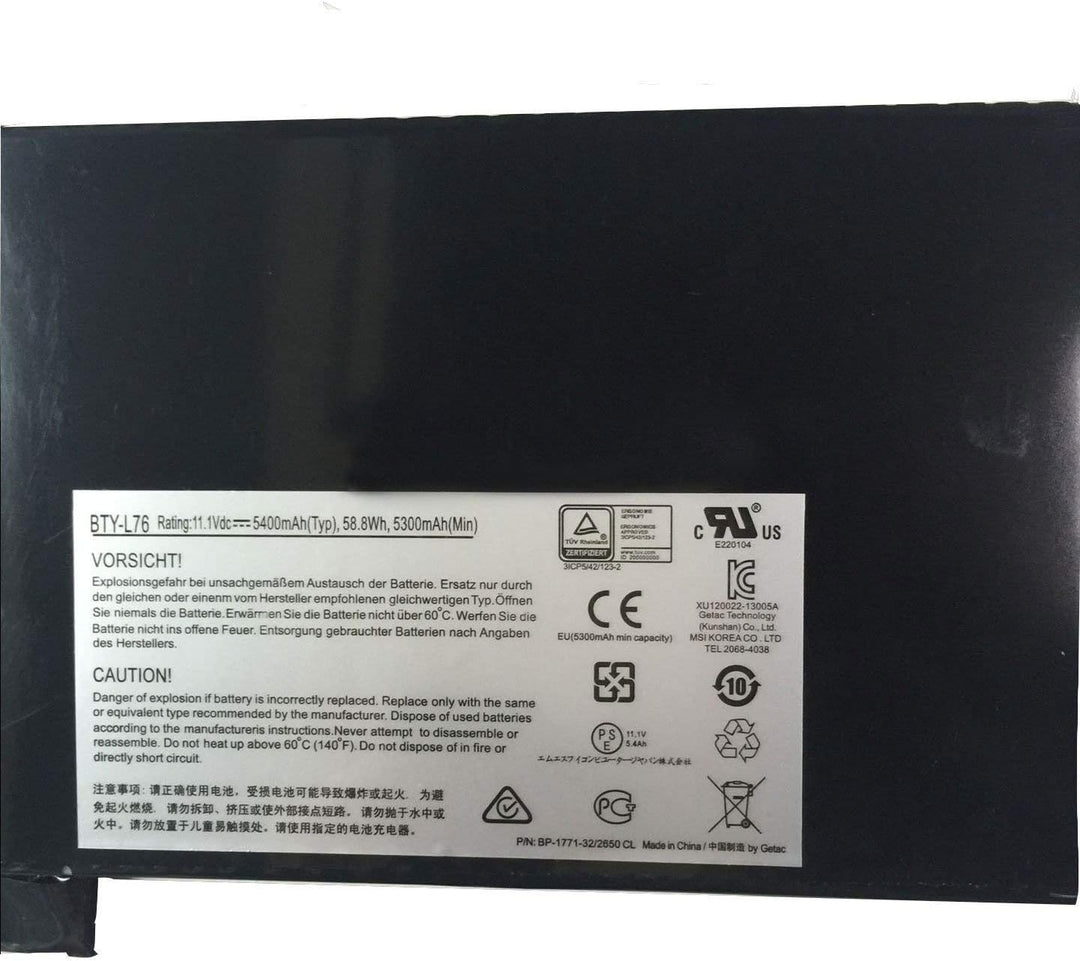 WYGUO BTY-L76 Laptop Batterie Ersatz für MSI 2PE-025CN 2QE-083CN GS70 2PE-026CN GS70 2QE-084CN GS70