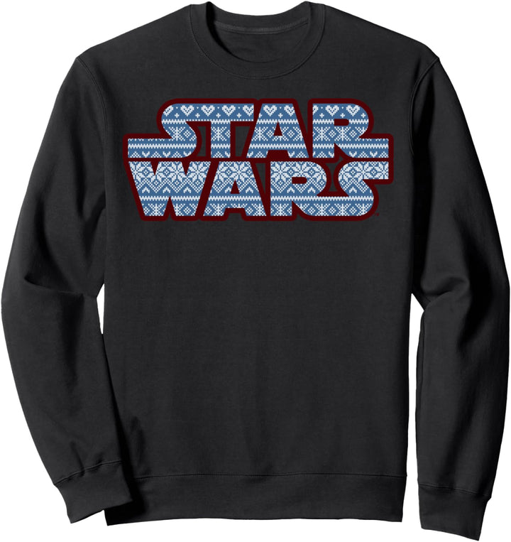 Star Wars Christmas Fair Isle Style Logo Sweatshirt