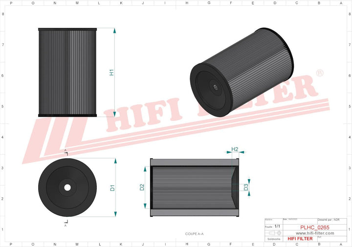 HIFI FILTER Hydraulikfilter SH 53410