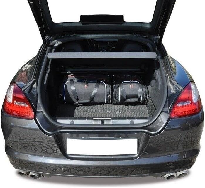 KJUST Kofferraumtaschen 4 STK kompatibel mit Porsche Panamera I (970) 2010-2016