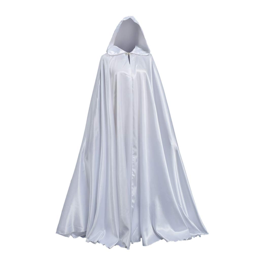 GRACEART Damen Cape Umhang Mit Kapuze Mittelalter Mantel Lang Halloween kostüm Für Hochzeit Braut Ab