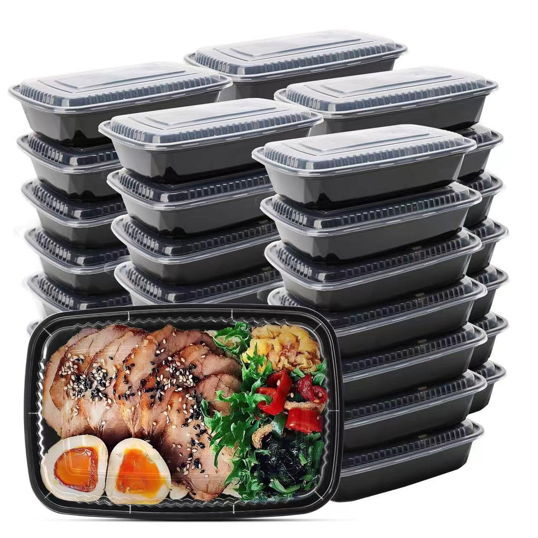 WUHUIXOZ 50 Stück 32oz Meal Prep Container mit, Prämie Wiederverwendbar Behälter für die Zubereitung