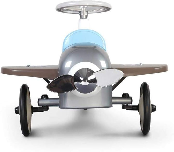 Baghera 878 - Rutscher Flugzeug, grau, 75x48x37 cm, 1-3 Jahre, Rutschauto