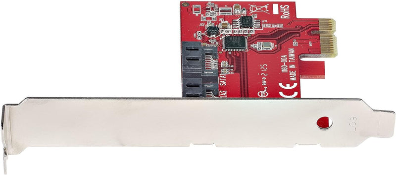 StarTech.com PCIe SATA Controller Karte - 2 Port SATA 3 Erweiterungskarte/Kontroller - 6Gbit/s - Vol