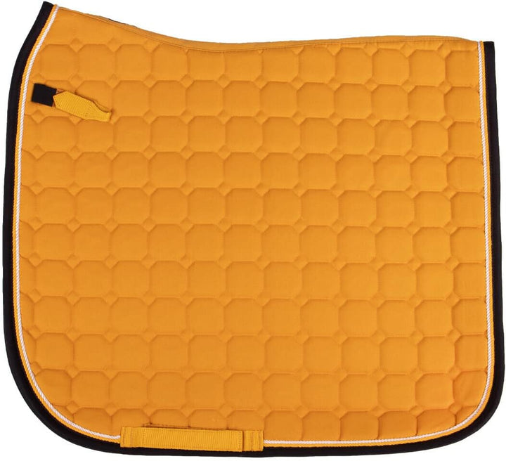 QHP Schabracke Florence Quadratsteppung Zierkordeln Sunflower (Pony VS), Pony VS
