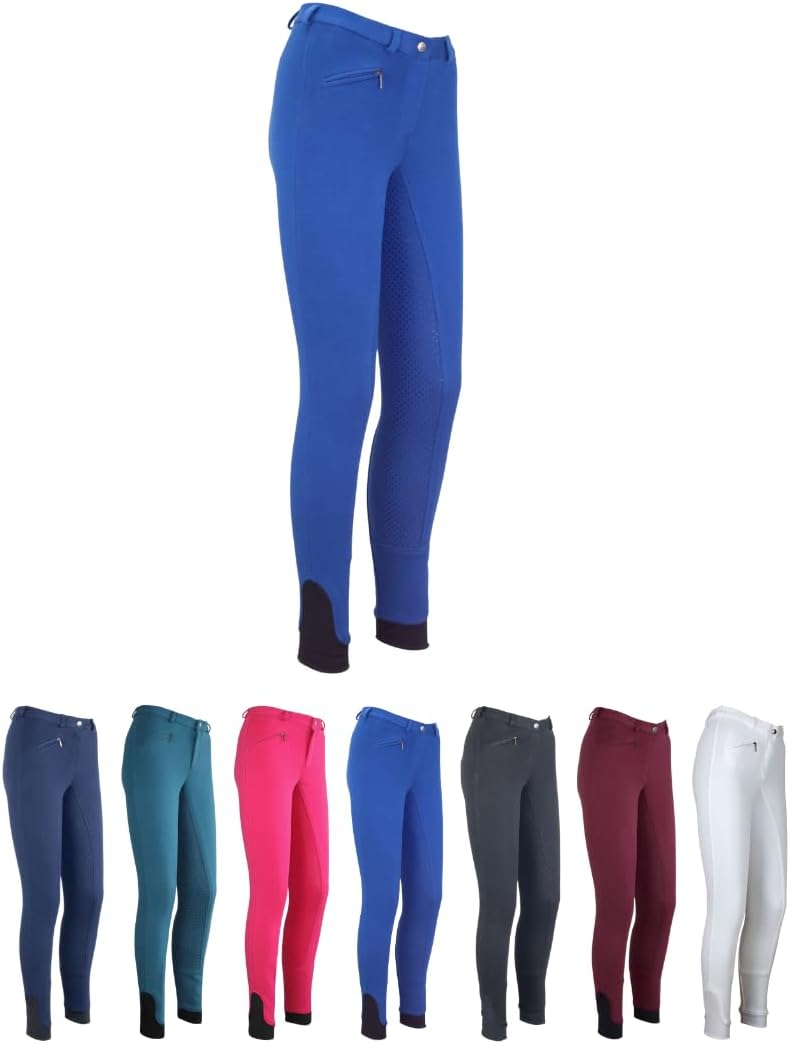 RL24 - Kinder-Reithose Flex Basicline | Vollbesatz-Reitleggings für Mädchen & Jungen | hautfreundlic