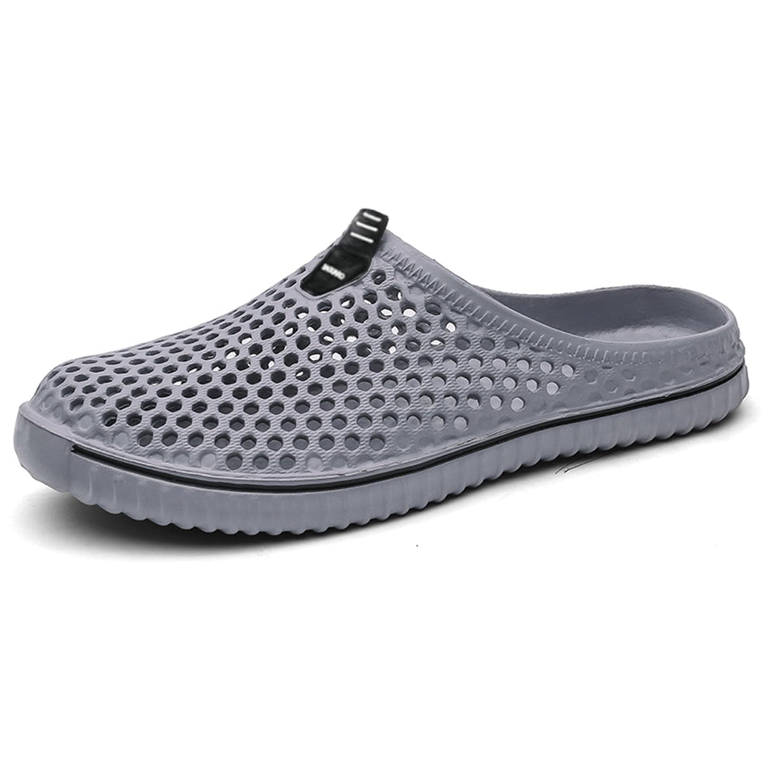 SAGUARO Clogs Pantoletten Herren Damen Sommer Atmungsaktiv Hausschuhe Gartenschuh Beach Slipper Gr.3