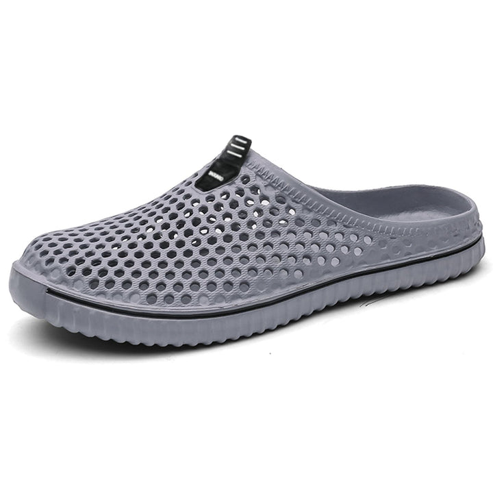 SAGUARO Clogs Pantoletten Herren Damen Sommer Atmungsaktiv Hausschuhe Gartenschuh Beach Slipper Gr.3