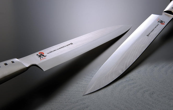 MIYABI Chutoh Fleischmesser, Klingenlänge: 16 cm, Grosses Klingenblatt, Rostfreier Spezialstahl/Mica