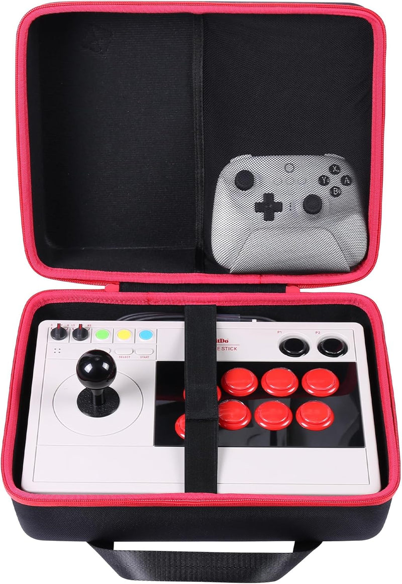 co2CREA Hart Tragbare Reise Schutzhülle Tasche für 8Bitdo Arcade Stick for Nintendo Switch & Windows