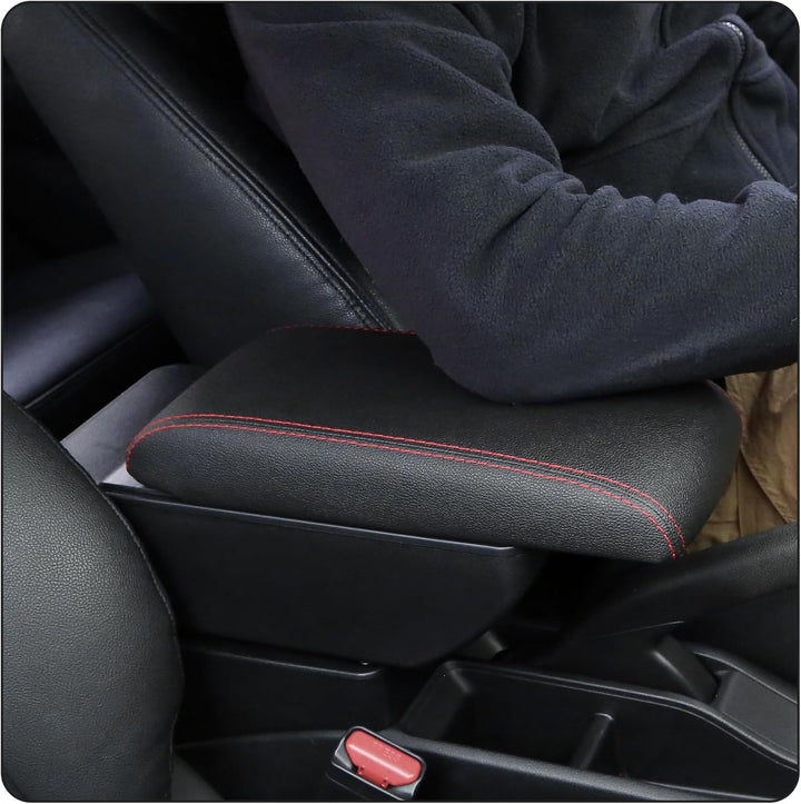 YJYWZH Compatible with SEAT Ibiza 6F Armlehnen 2017-2024 Mk5 Auto Mittelkonsole Aufbewahrungsbox Arm