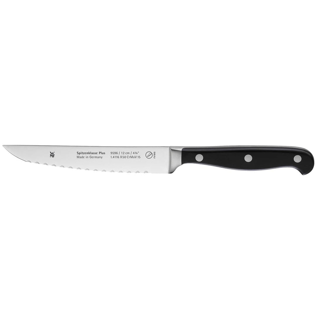 WMF Spitzenklasse Plus Allzweckmesser Wellenschliff 22 cm, Made in Germany, Messer geschmiedet, Perf