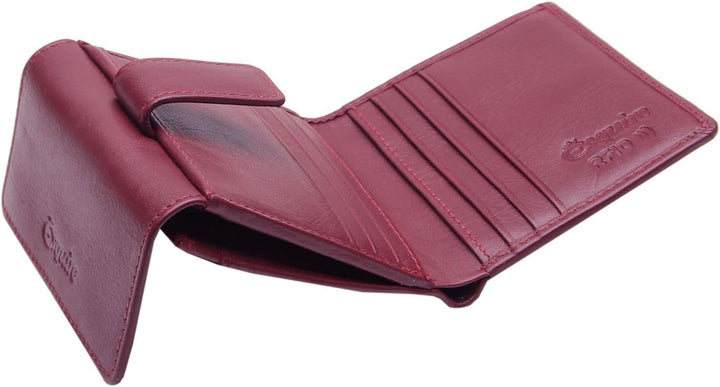 Esquire Peru Geldbörse RFID Leder 10 cm Einheitsgrösse Rot, Einheitsgrösse Rot