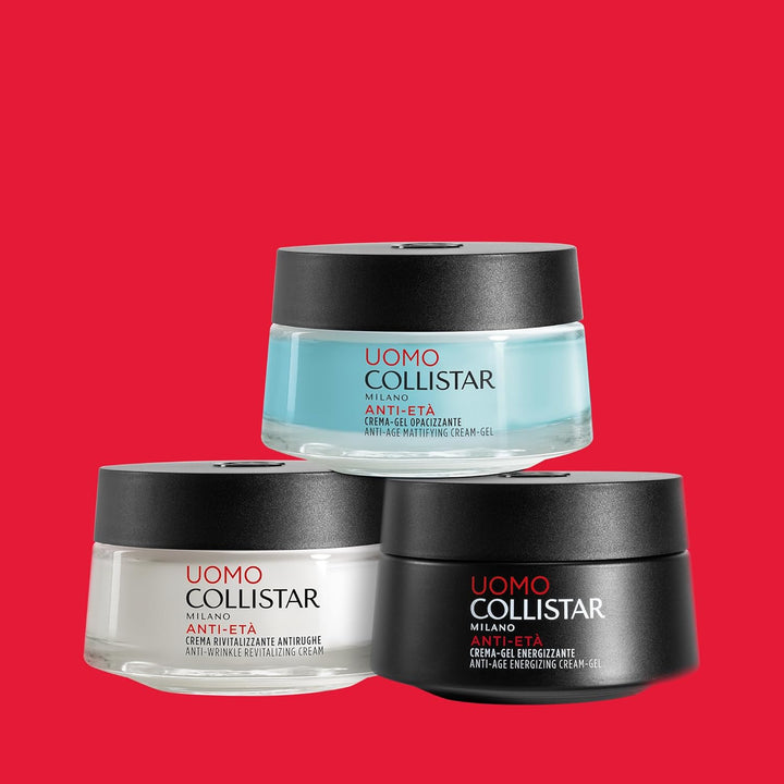 Collistar revitalisierende Anti-Falten-Creme aus der Männerserie, beugt Falten vor und glättet beste