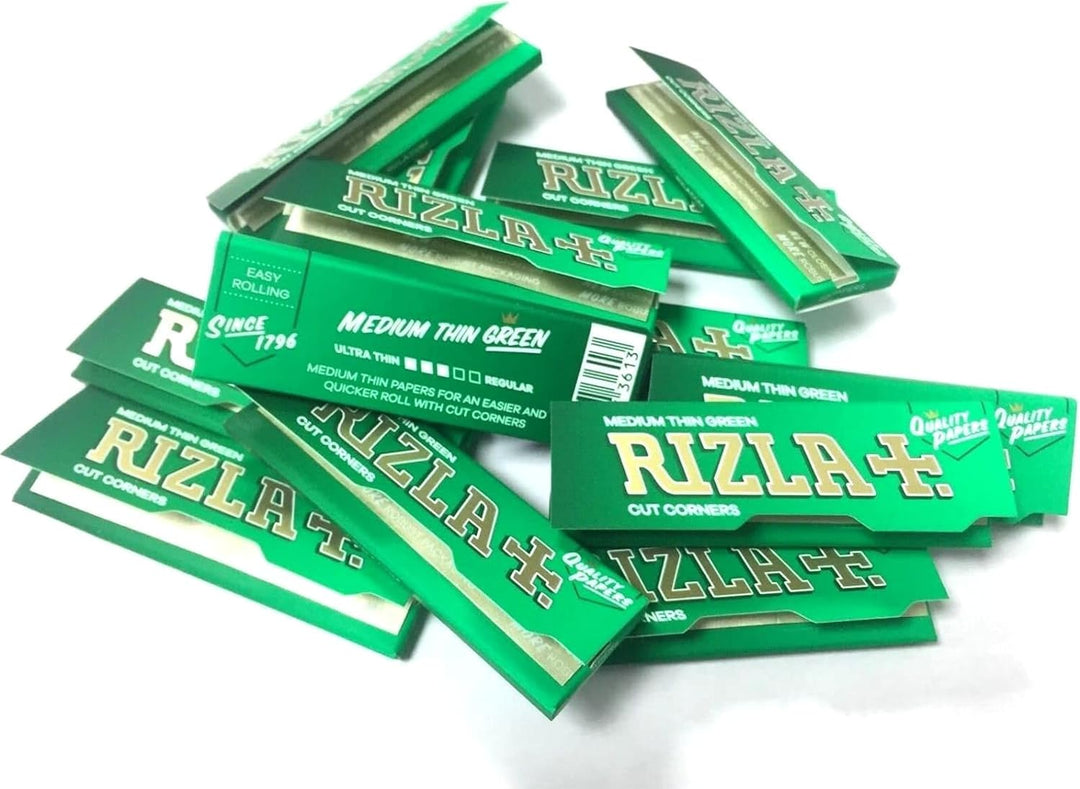 Rizla Zigarettenpapier, Grün, 100 Heftchen 1 Grün, 1 Grün