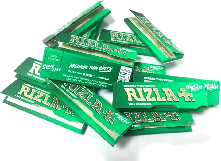 Rizla Zigarettenpapier, Grün, 100 Heftchen 1 Grün, 1 Grün