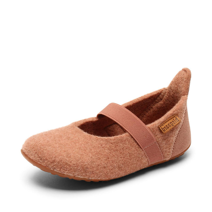 Bisgaard Mädchen Wool Ballet Flat 24 EU Rose, 24 EU Rose