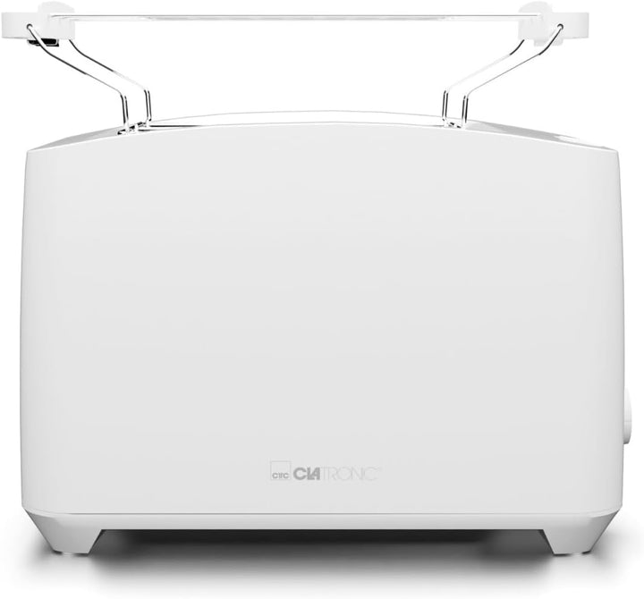 Clatronic® Toaster 2 Toastschlitze | Toaster mit Brötchenaufsatz | Toaster 2 Scheiben mit Liftfunkti