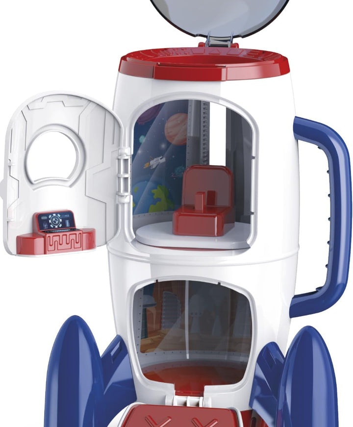 Tachan! Toys ABRE LA MAGIA Weltraumrakete für Kinder mit Lichtern und Geräuschen (CPA Toy Group 746T