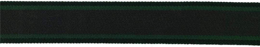 TigerTie hochwertiger Stretchgürtel mit Edelstahl Schnalle und echt Leder Applikationen - Gürtelbrei