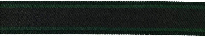 TigerTie hochwertiger Stretchgürtel mit Edelstahl Schnalle und echt Leder Applikationen - Gürtelbrei