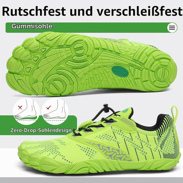 SAGUARO Unisex Barfussschuhe Damen Minimalistische Fitnessschuhe Herren Outdoor Wanderschuhe Trailla