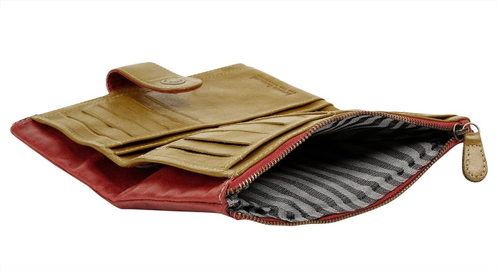 bruno banani Geldbörse Echt Leder rot Damen - 021763, Rot