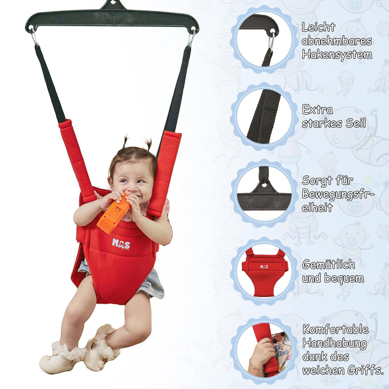 MOAS SHOP® Türhopser Baby: Türschaukel Baby, Baby Hopser, Alter 4-24 Monate, Max Kapazität 13kg, Erg