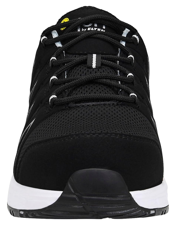 JORI Sicherheitsschuhe jo_Speedy Black-Silver Low ESD S1P, Damen und Herren, Textil, Kunststoffkappe