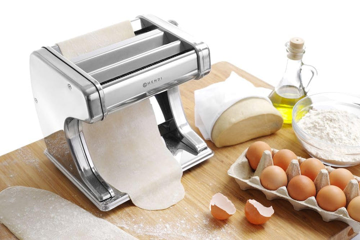 Hendi Pastamaschine, Elektrisch, für die Zubereitung von frischer pasta, Teigroller, Tagliatelle, Fe
