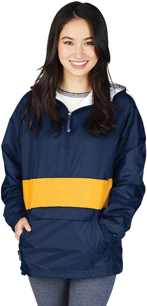 Charles River Apparel Damen Wind & Water-Resistant Pullover Rain Jacket (Reg/EXT Sizes) Windbreaker